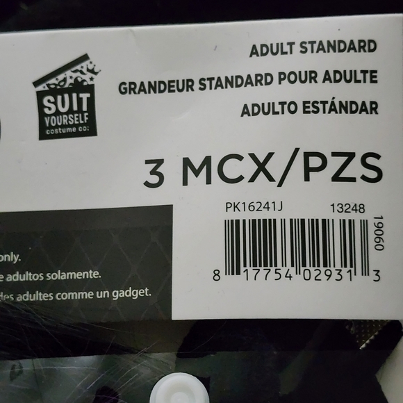 NWT Suit Yourself Dark Unicorn Kit Halloween Costume Cute Adult Standard Size - Picture 4 of 4